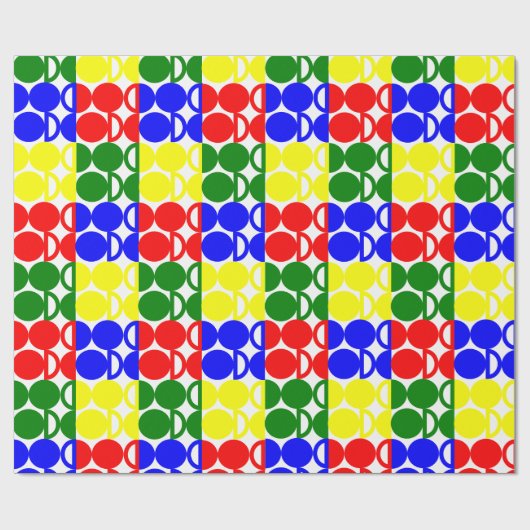 Bauhaus Circles Cadeaupapier (Vlak)