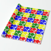 Bauhaus Circles Cadeaupapier (Uitgerold)