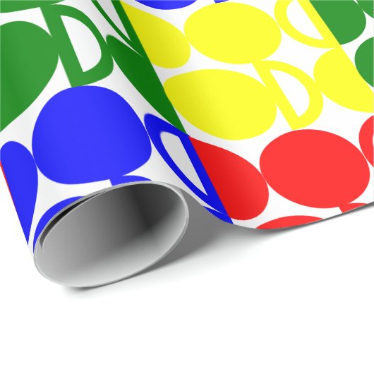 Bauhaus Circles Cadeaupapier (Rol Hoek)