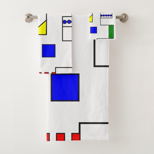 Bauhaus Circuits Bad Handdoek (Insitu)