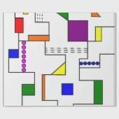 Bauhaus Circuits Cadeaupapier (Vlak)