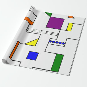 Bauhaus Circuits Cadeaupapier