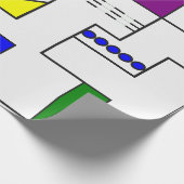 Bauhaus Circuits Cadeaupapier (Hoek)