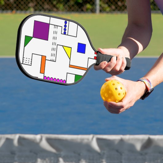 Bauhaus Circuits Pickleball Paddle (Insitu)
