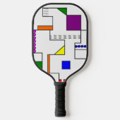 Bauhaus Circuits Pickleball Paddle (Voorkant)