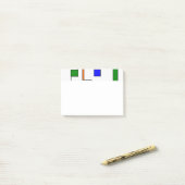 Bauhaus Circuits Post-it® Notes (Op bureau)