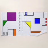 Bauhaus Circuits Strandlaken (Voorkant)