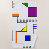 Bauhaus Circuits Strandlaken (Voorkant)