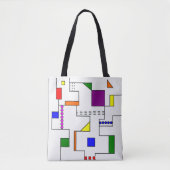 Bauhaus Circuits Tote Bag (Voorkant)