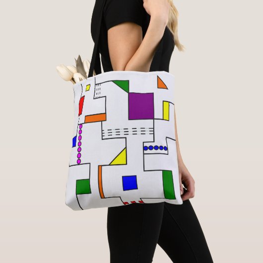 Bauhaus Circuits Tote Bag (Dichtbij)
