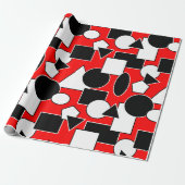 Bauhaus Collage Cadeaupapier (Uitgerold)