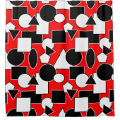 Bauhaus Collage Douchegordijn (Voorkant)