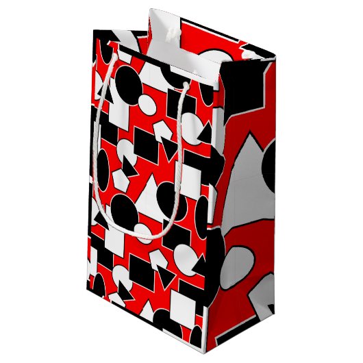 Bauhaus Collage Klein Cadeauzakje (Achterkant Gekanteld)