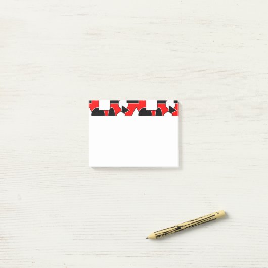 Bauhaus Collage Post-it® Notes (Op bureau)