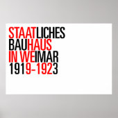 Bauhaus collectie poster (Voorkant)
