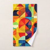 Bauhaus Color Geometry Design Bad Handdoek (Handdoek)