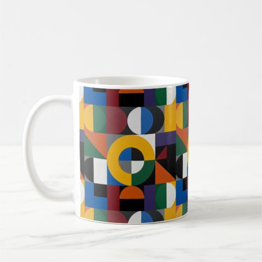 Bauhaus Colour Geometry Koffiemok (Links)