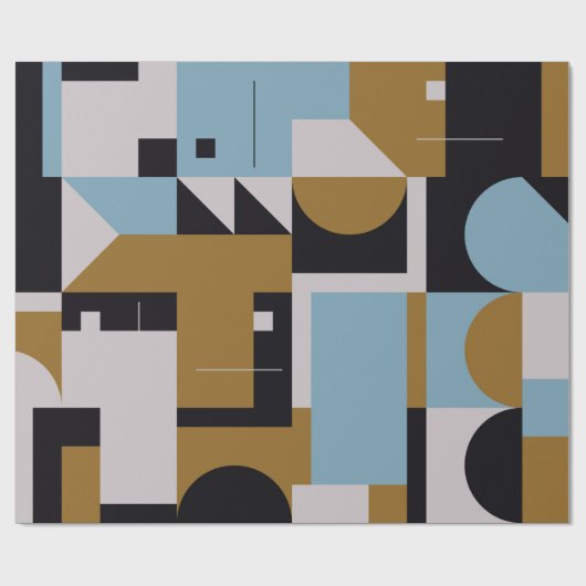 Bauhaus composition artwork made with abstract ele cadeaupapier (Vlak)