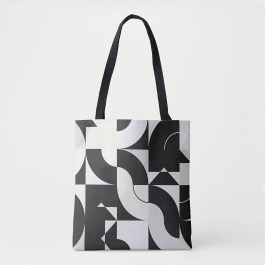 Bauhaus composition artwork made with abstract ele tote bag (Voorkant)