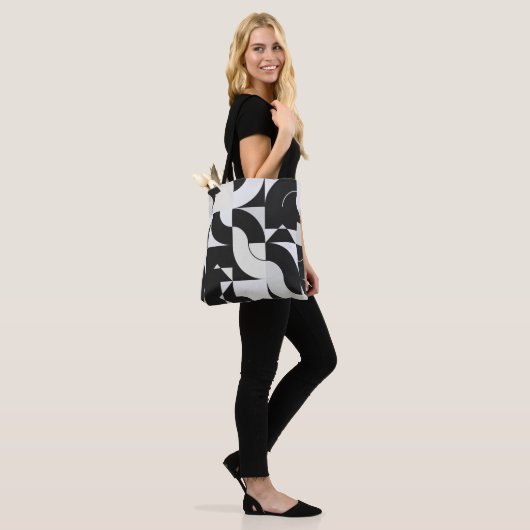Bauhaus composition artwork made with abstract ele tote bag (Op model)
