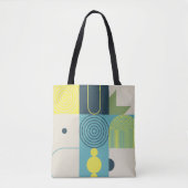 Bauhaus composition artwork made with abstract ele tote bag (Voorkant)