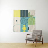 Bauhaus composition artwork made with abstract ele wandkleed (In situ)