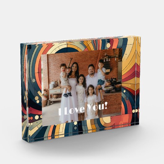 Bauhaus Custom Afbeelding Fotoblok (Links)