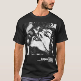 Bauhaus De passie van geliefden Vectorart Barcode T-shirt