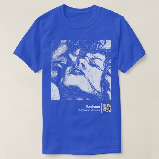 Bauhaus De passie van geliefden Vectorart Barcode T-shirt (Design voorkant)