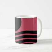 Bauhaus Deep Pink Abstract Koffiemok (Voorkant rechts)