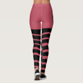 Bauhaus Deep Pink Abstract Leggings (Achterkant)