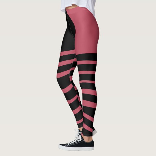 Bauhaus Deep Pink Abstract Leggings (Links)