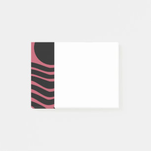 Bauhaus Deep Pink Abstract Post-it® Notes