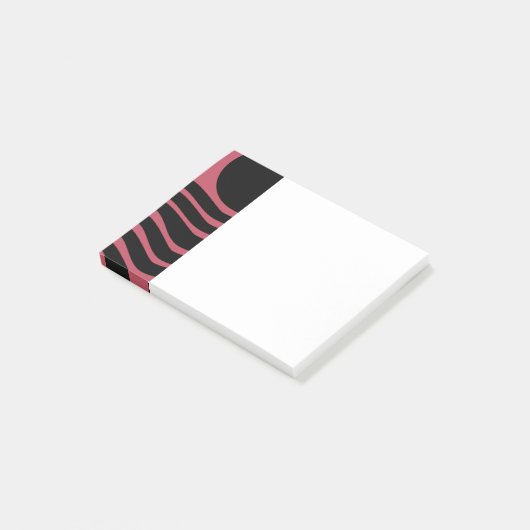 Bauhaus Deep Pink Abstract Post-it® Notes (Schuin)