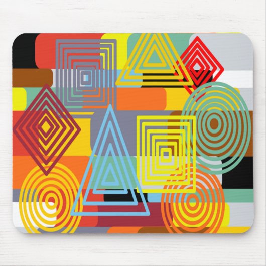 Bauhaus Design Drie Muismat (Voorkant)