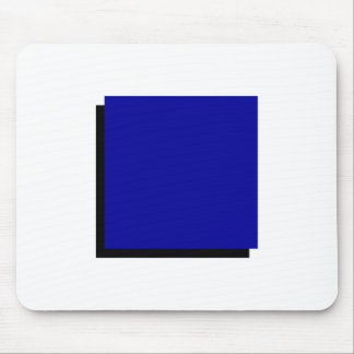 Bauhaus Design Geometrische kunst Blauw vierkant Muismat