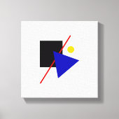 Bauhaus Design Geometrische kunst Canvas Afdruk (Voorkant)