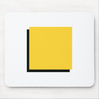 Bauhaus Design Geometrische kunst Geel Vierkant Muismat