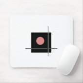 Bauhaus Design Geometrische kunst Grijze samenstel Muismat (Met muis)