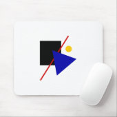 Bauhaus Design Geometrische kunst Muismat (Met muis)