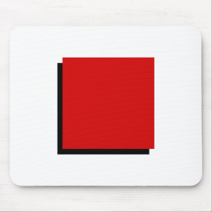 Bauhaus Design Geometrische kunst Rode Plein Muismat