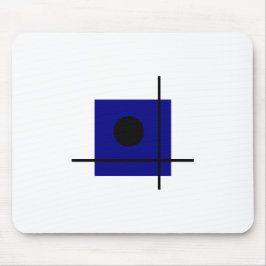 Bauhaus Design Geometrische kunstcompositie Muismat