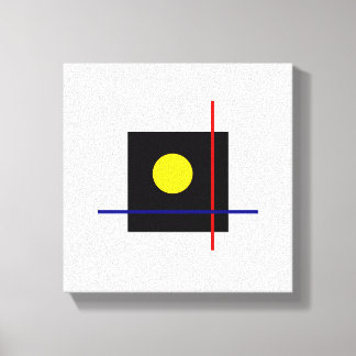 Bauhaus Design klassieke geometrische kunst Canvas Afdruk