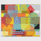 Bauhaus Design Three Cadeaupapier (Vlak)