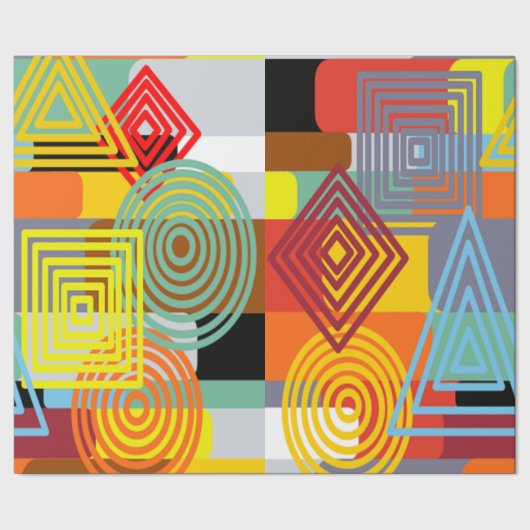 Bauhaus Design Three Cadeaupapier (Zoom)