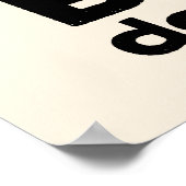 Bauhaus Dessau 1931 Modernist Homage Black Cream Poster (Hoek)