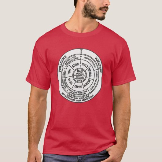 Bauhaus Diagram Oversized T-shirt (Voorkant)