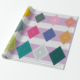 Bauhaus Diamond Quilt Cadeaupapier