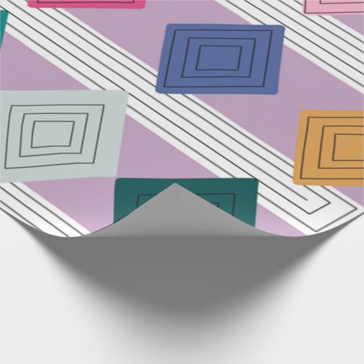 Bauhaus Diamond Quilt Cadeaupapier (Hoek)