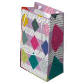 Bauhaus Diamond Quilt Klein Cadeauzakje (Achterkant Gekanteld)